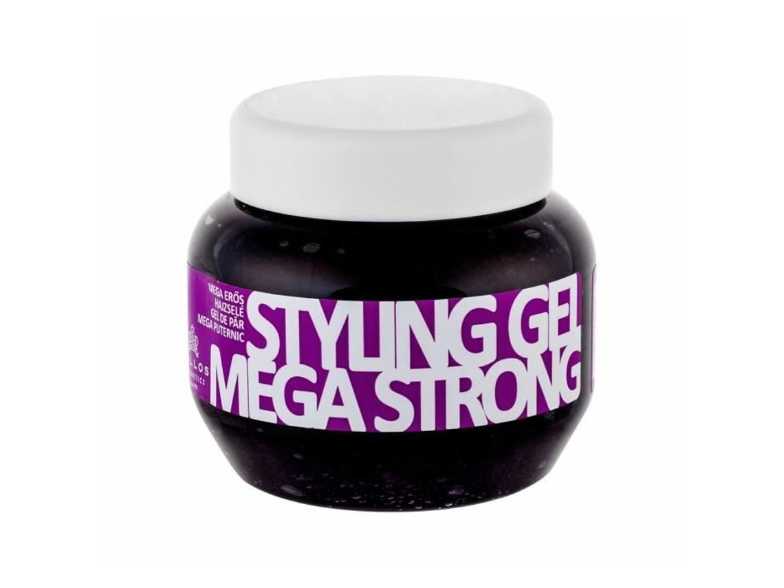 Kallos Cosmetics 275ml Gel Para Pentear Mega Forte, Gel Para Cabelo