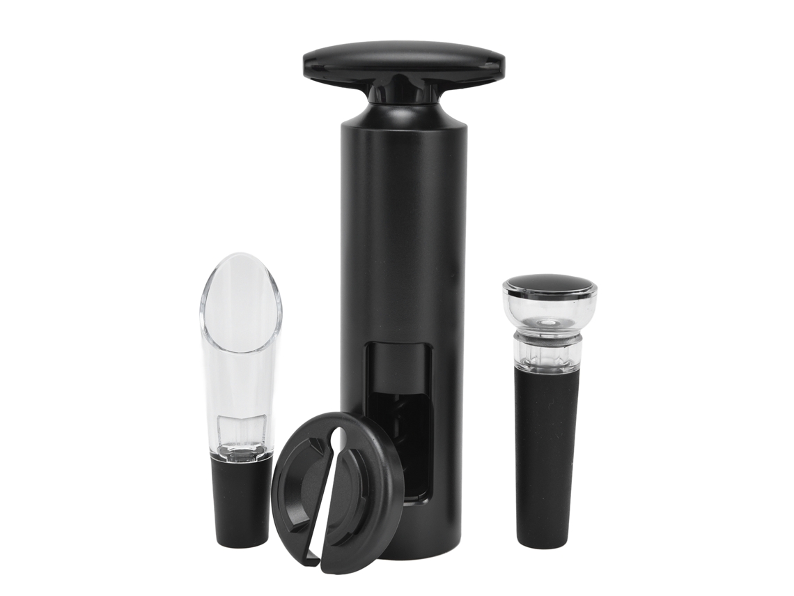 Sacacorchos Manual Resistente S/MARCA, Portátil, com Superfície Lustrosa para Bar e Casa