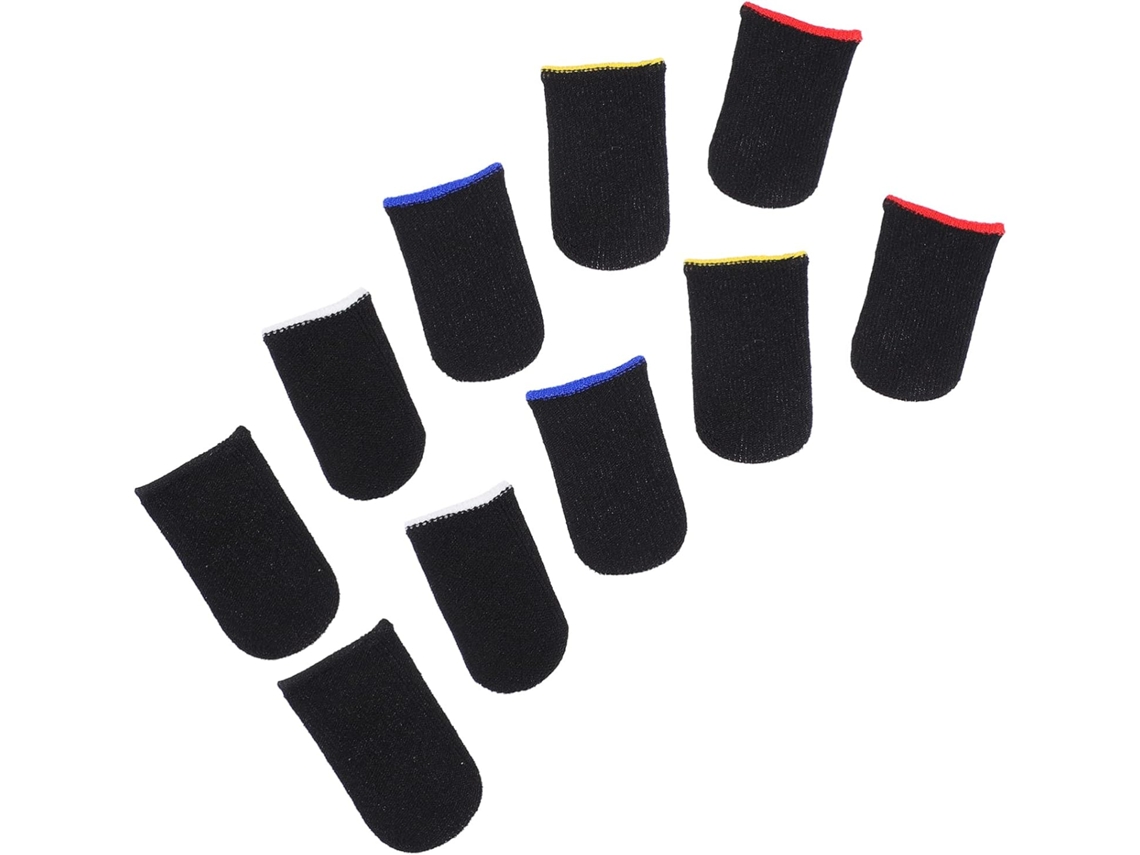 Mipcase Conjunto De 10-protetores Dedos Para Jogos Mobile, Capas Protetoras Para Polegares De Controle, Acessórios Leves