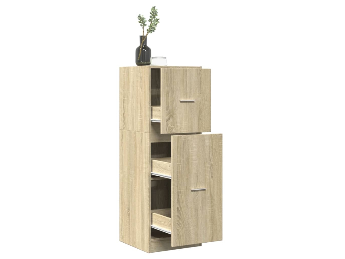 Vidaxl Armário Boticário 40x41x118 Cm Deriv. Madeira Carvalho Sonoma