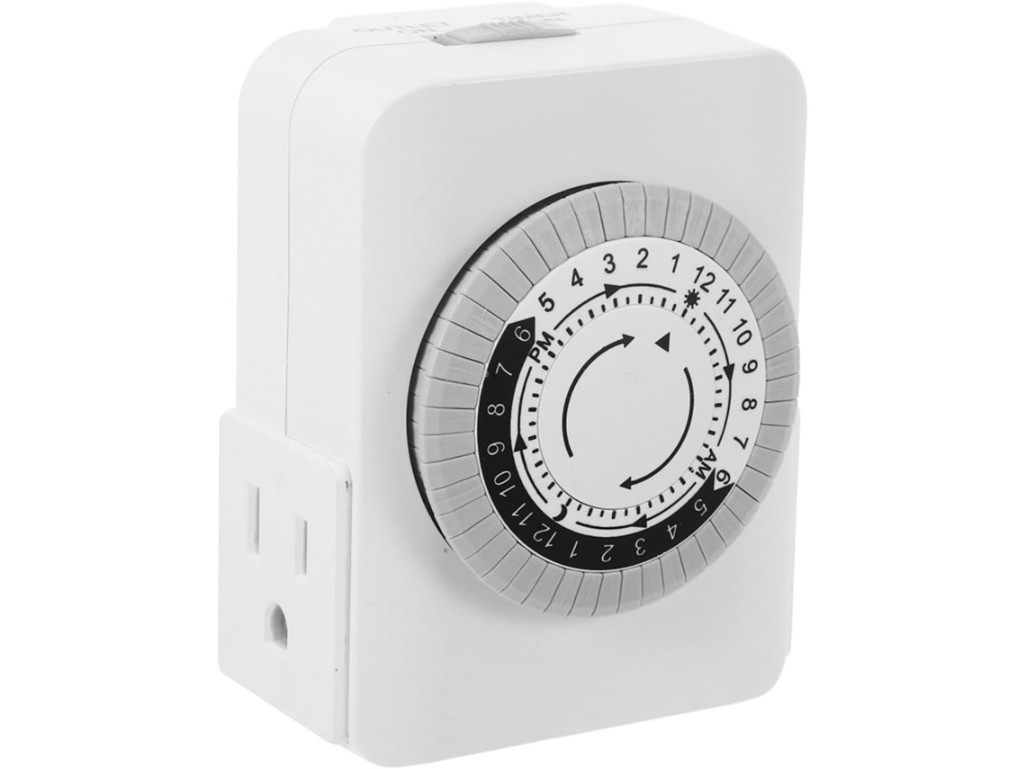 Temporizador Eletromecânico Popetpop De 24 Horas Com Plugue Ac110-125v