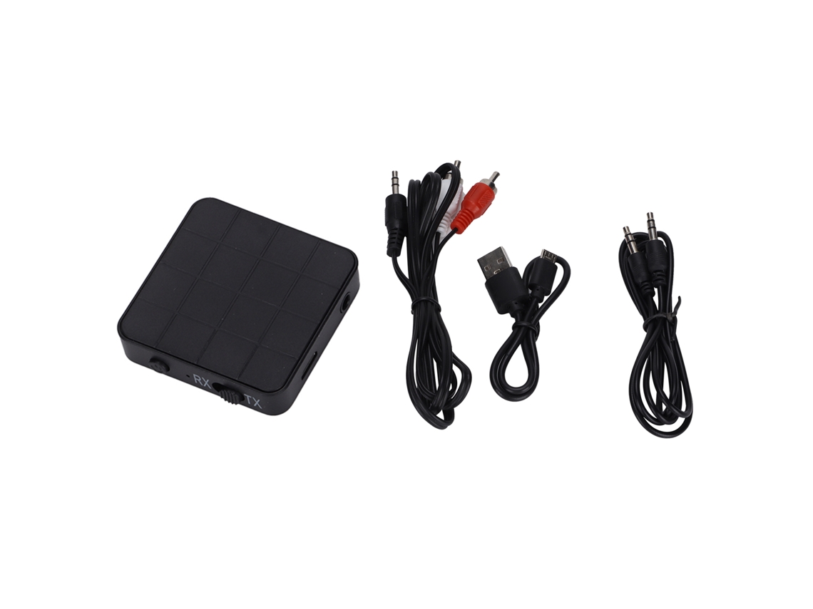 Adaptador Áudio Bluetooth 5.0 2 em 1 Transmissor Receptor Pc Carro Tv Fones | S/MARCA
