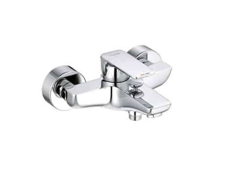 Misturadora Monocomando De Banheira E Duche Kludi Puro, De Parede, 406810575, Cor Crómio