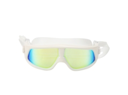 Oculos de Natação Adulto Anti-embaçamento Uv Proteção Silicone Branco