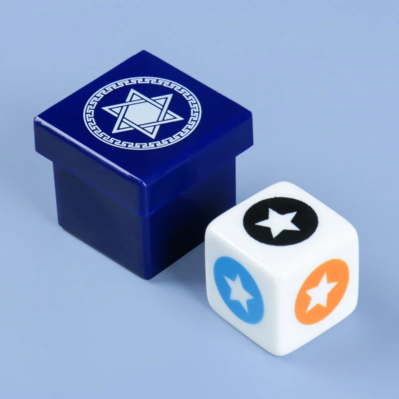 (azul) Adereço De Mágica Visual De Cores, Cubo De Rubik De Previsão De Cores