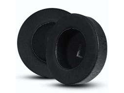 Almofada para Auscultadores AKG K712pro de Orelhas de Espuma Macia e Tecido de Seda Gelada Preto e Branco XIAOMOYU