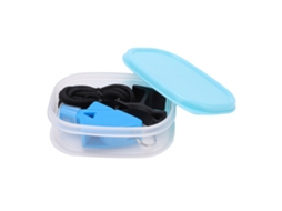 Apito De Plástico Com Som Claro Para Basquete Futebol Outdoor Com Cordão E Clip Azul Claro