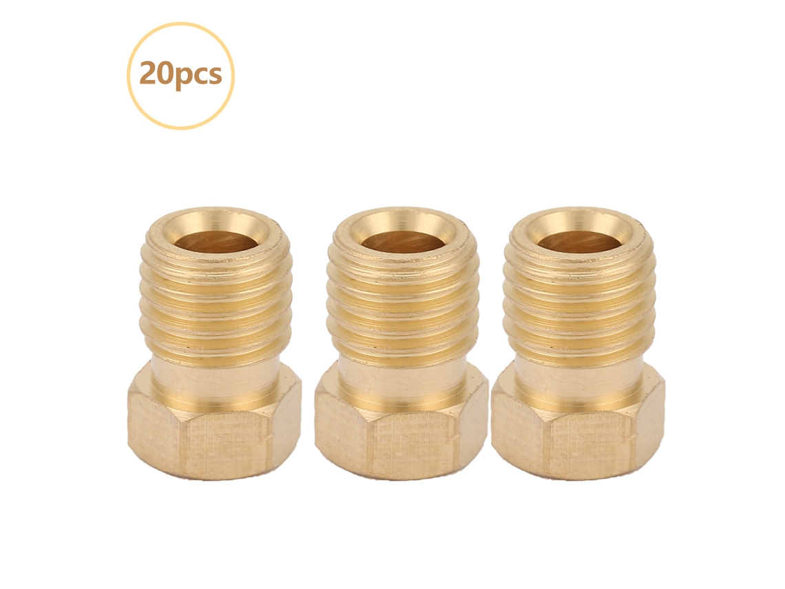 Laxiscreed Adaptadores De Tubo De Latão Com Roseta Npt Para Conexões E Fixação