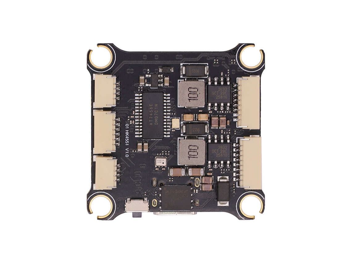 Controlador de Voo Hakrc F4551 2 8s F405 V2 com Saída Bec de 5v/12v e Barômetro para Drones de Corrida Fpv 30,5mm X 30,5mm MDUG (flight Fpv)