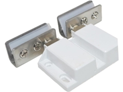 Conjunto De 2 Dobradiças Para Porta Vidro, Com Eixo Giratório Cima E