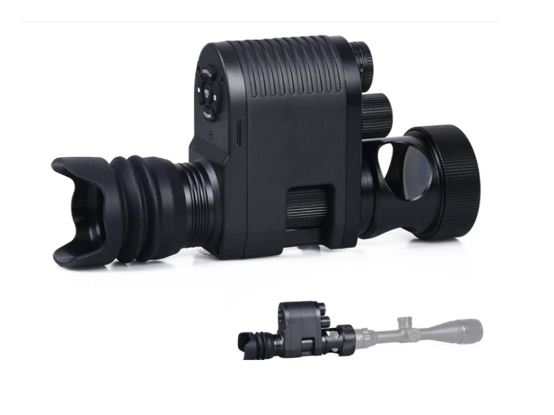 Câmera Digital De Visão Noturna Monocular Para Escuridão Completa, 720p Hd Caça Infravermelho Mira De Fuzil De Visão Noturna Bestvite (preto)