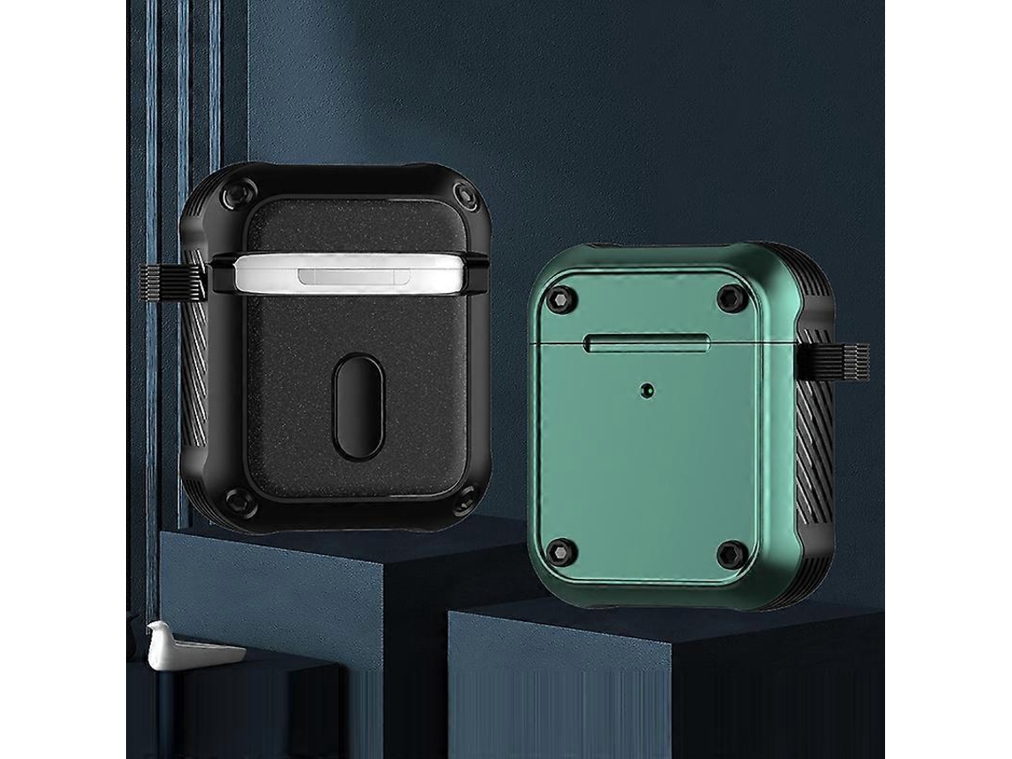 Camada protetora para fones de ouvido AirPods 1/2 Wing TPU + PC à prova de choque GIECY