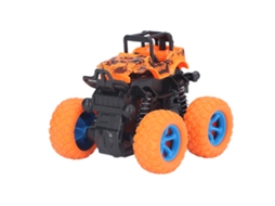 Brinquedo De Veículo Off Road Inercial Com Rotação De 360° E Tração Em 4 Rodas Modelo De Carro Simulado Para Crianças Laranja
