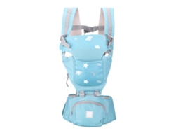 Porta-bebê 3 Em 1 Com Banco Para Nádegas Respirável Para Bebê E Lactente Azul Claro