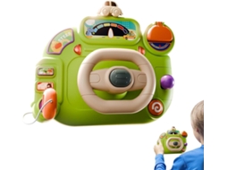 Volante De Brinquedo Com Simulação Direção Controle Remoto Para Controlador Educativo Crianças