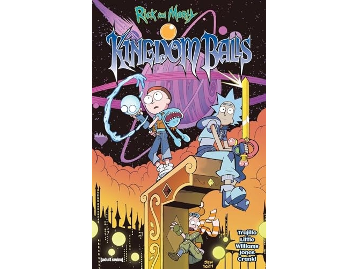Livro Rick and Morty Kingdom Balls de Josh Trujillo e Ryan Little (Inglês)