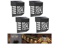 4 Lâmpadas Solares de Jardim Nova Line Ip54 Exteriores