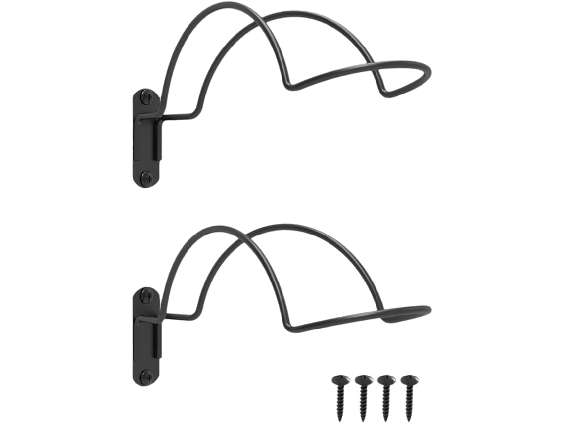 Conjunto De 2 Suportes Parede Para Capacete Suporte Multifuncional Metal Chapéus, Máscaras E Outros Acessórios