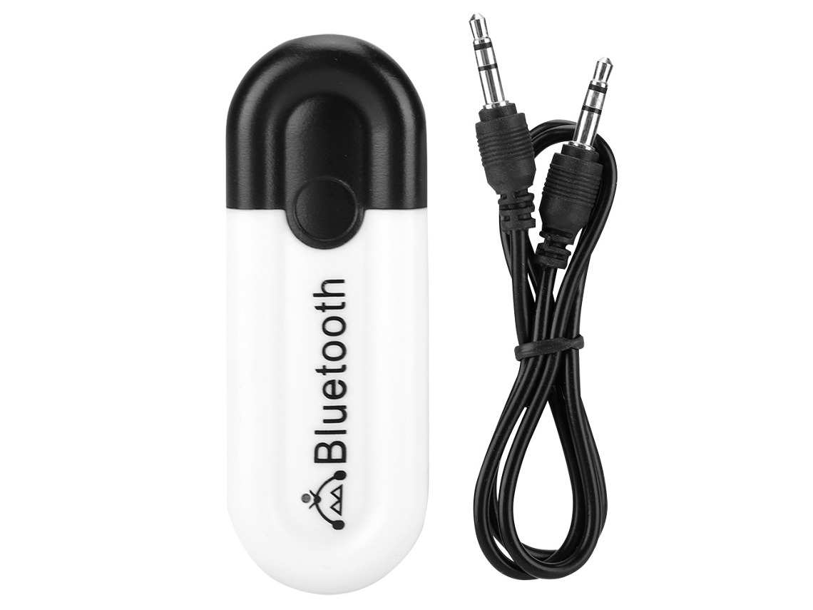 Receptor De Áudio Bluetooth (dual Output, Usb Sem Fio)