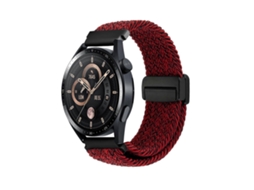 Pulseira De Relógio Em Nylon Trançado Com Fecho Magnético