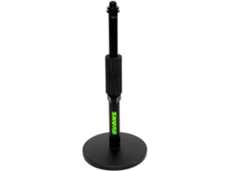 Suporte De Microfone De Mesa Com Base Redonda De 6 Shure Por Gator Sh Desktop1 Aucune