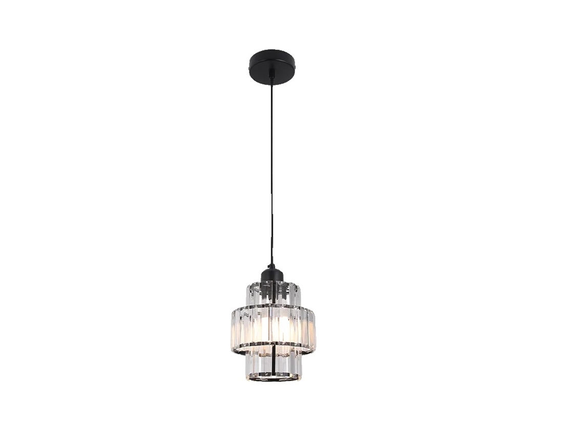 Luminária Pendente, Design Moderno em Cristal, Adequada para Vários Espaços, 1 Cabeça, Branca OEM