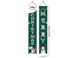Banners De Decoração Natalina Com Luzes De Cordão Estampa De Biscoito Para Festa De Natal Hengjian