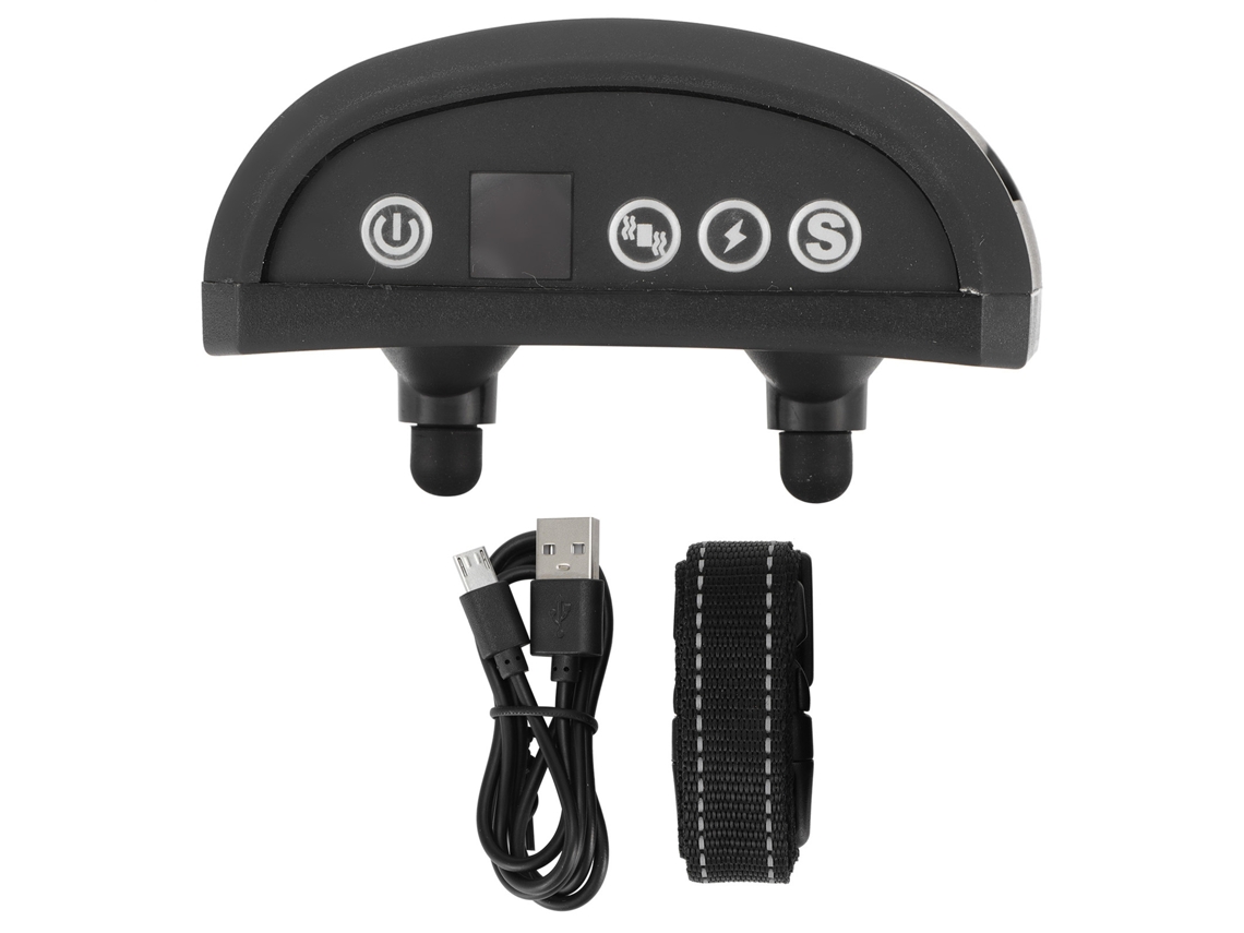 Coleira Elétrica de Treino Ultrasonic e Controlo de Latidos À Prova de Água da LAXISCREED, Carregamento Usb, Ideal para Cães