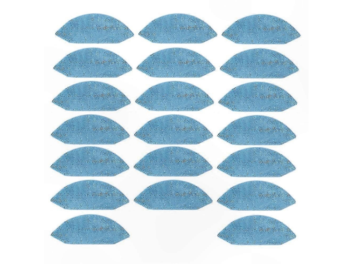 Panos De Limpeza De Microfibra 20 Unidades, Compatível Com Ecovacs Deebot U2