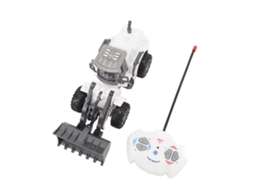 Ats brinquedo de Carregadeira com Controle Remoto para Crianças com Luz e Som, Veículo de Construção Rc para Meninos e Meninas