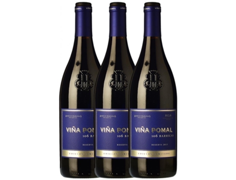 Vinho BODEGAS BILBAÍNAS Bodegas Bilbaínas Viña Pomal 106 Barricas Rioja Reserva (0.75 L - 3 unidades)