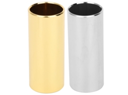 2 Peças de Barras Deslizantes de Aço Inoxidável para Guitarra e Baixo, Acessórios de Reposição, Prata e Dourado AQUAFORGE