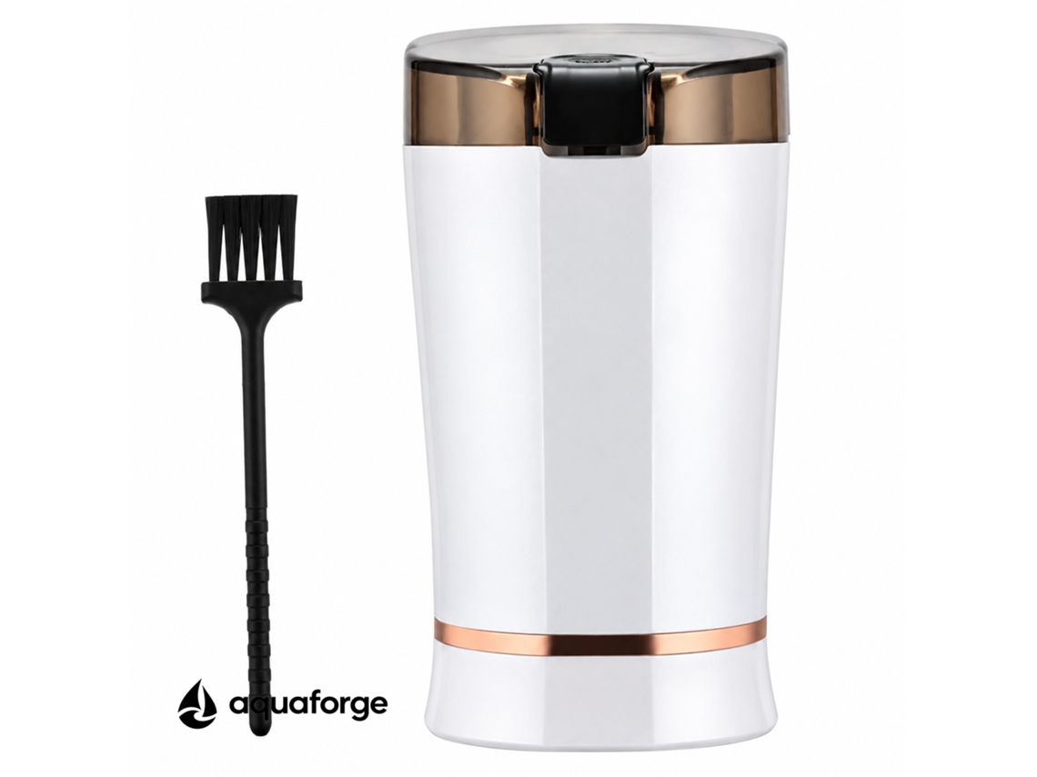 Moinho Elétrico De Café Aquaforge Gx-08 Com 0,05 L E 60 W Para Café, Branco