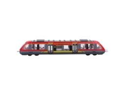 Mali brinquedo Educativo para Crianças Trem Modelo de Liga Simulação Brinquedo de Carro Presente de Aniversário (vermelho)