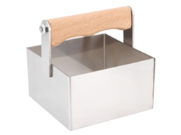 Cortador de mel em aço inox, 10.5x10.5x10.3cm, ferramenta para apicultura S/MARCA