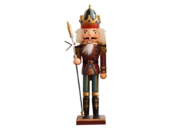 Soldado quebra-nozes de natal em madeira pequeno, decorativo e de caixa LAXISCREED