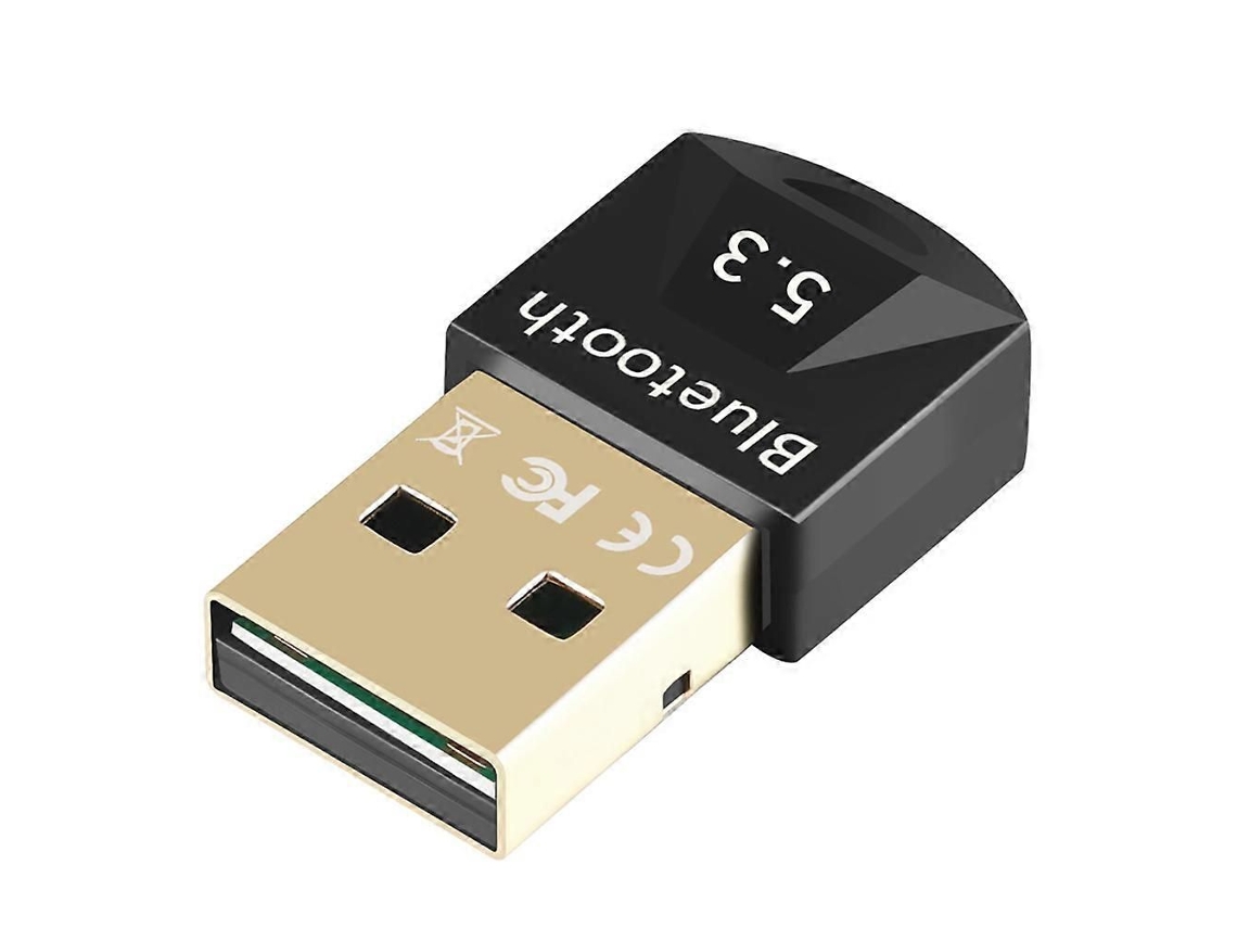 Adaptador Usb Bluetooth 5.3, Receptor E Transmissor De Áudio Bluetooth Sem Fio Para Pc, Laptop, Mouse E Teclado.
