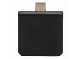 Aetheria leitor de Cartões Rfid Id Portátil com Interface Type C 125khz para Celular Preto