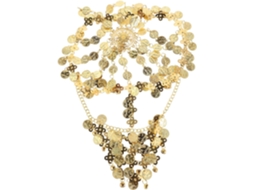Tiara com detalhes dourados - Acessório de cabelo para dança do ventre