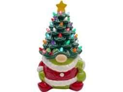Rvore de Natal Decorativa com Gnomos Enfeites Resina Luzes Elfos para Decora o Casa Escrit Rio Ou Quarto Durante as VAYOTOY
