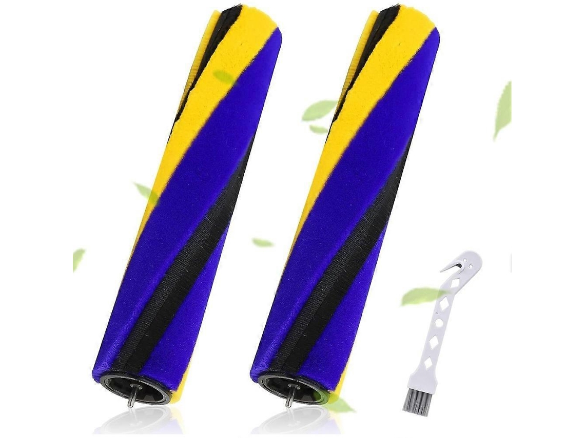 Kit Com 2 Rolos De Escova Principal Macia Para Aspirador De Pó Portátil Detect Slim V12 V15