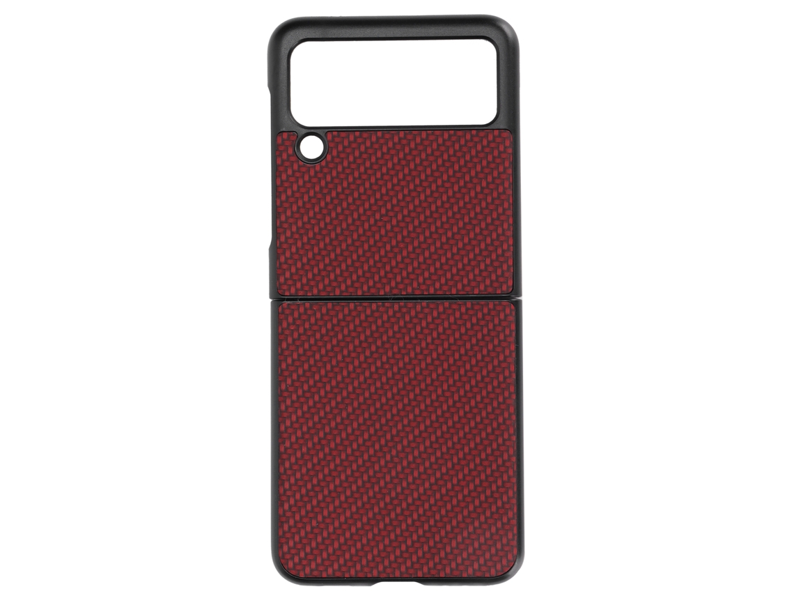 Capa LAXISCREED Flip3 Samsung Carbon Fiber Resistente