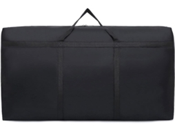 Mala de Viagem Dobrável, Organizador Bolsa Grande 90l com Alça, Preta AQUAFORGE (80*45*25cm)