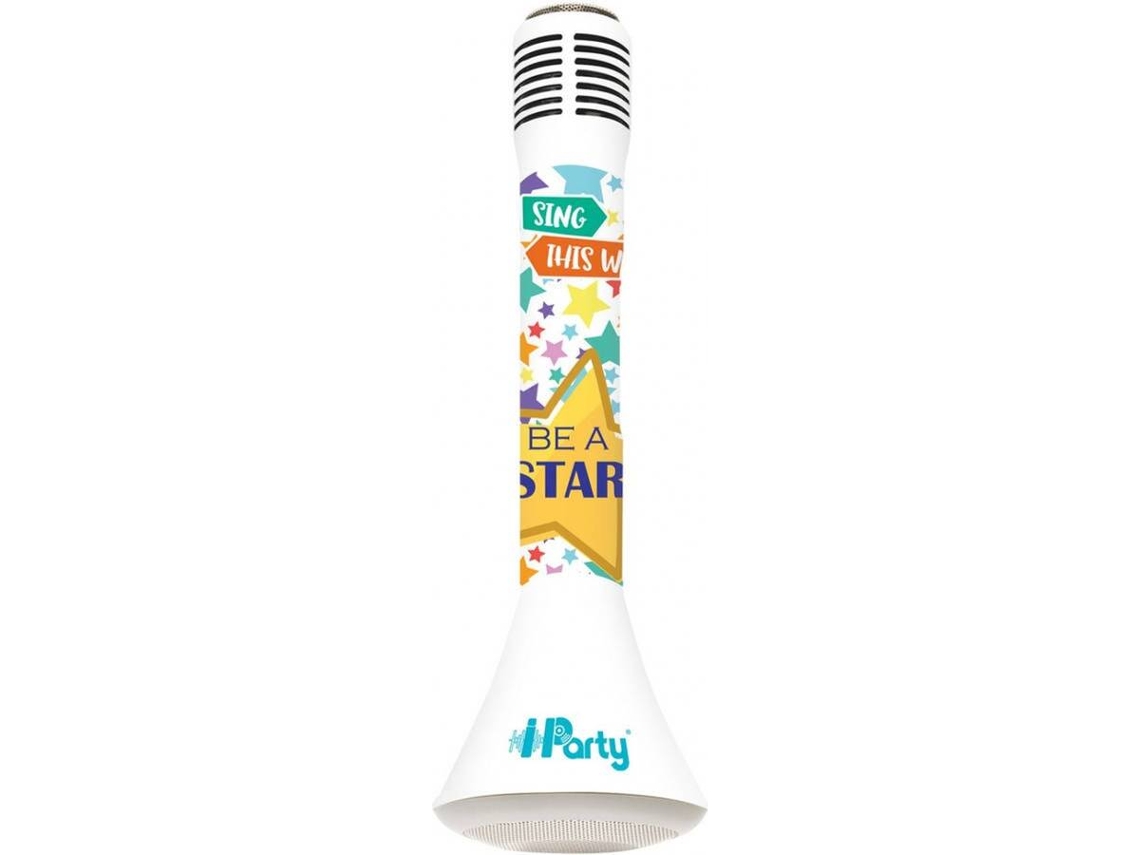 Microfone LEXIBOOK iParty Karaoke Micro Star Branco