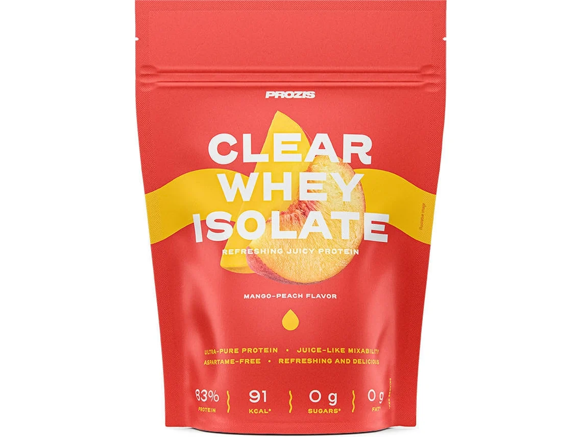 Whey Protein Clear Isolate 500g Manga e Pêssego PROZIS