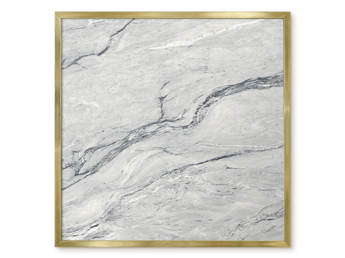 Quadro magnético de parede com efeito mármore elegante para quarto (50x50 cm)