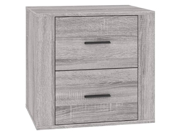 Mesa de cabeceira 50x39x47 cm Sonoma Cinzento MAISON EXCLUSIVE