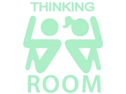 Sticker Luminoso Decorativo para Parede, Adesivo de Quarto Pensativo para Dormitório e Sala de Estar