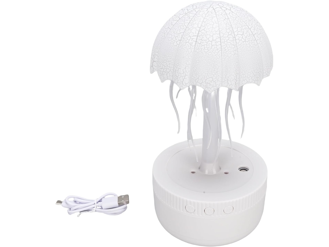 Umidificador e difusor Brrnoo Jellyfish com reservatório grande e desligamento automático para uso doméstico.