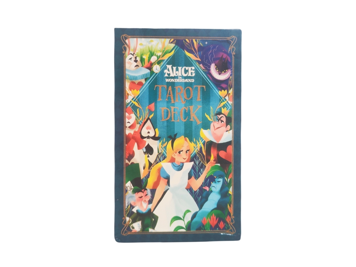 Tarot Alice No País Das Maravilhas, 12x7 Cm, Conjunto De 78 Cartas